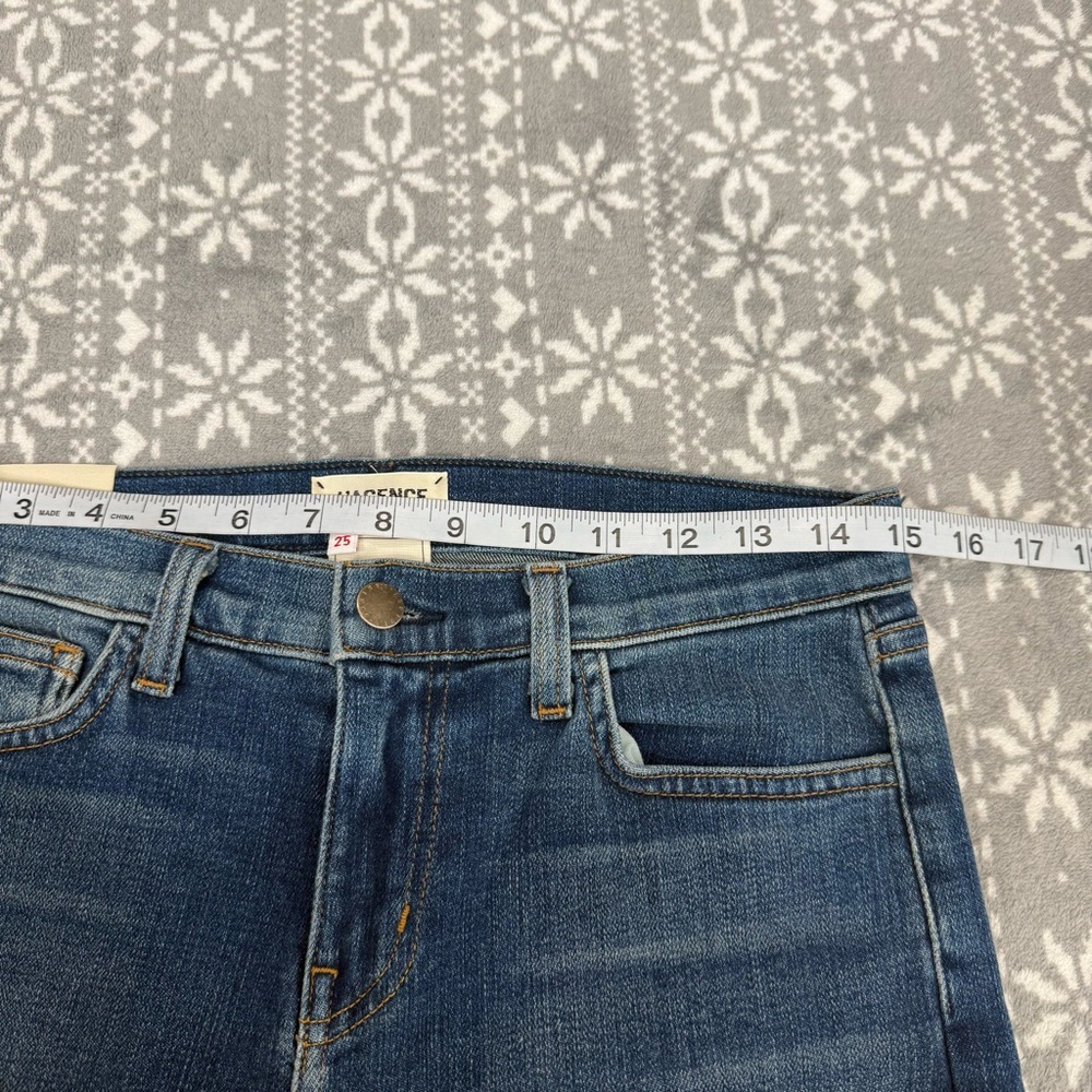 NWT L'agence Mon Jules The Perfect Fit Jeans‎ Authentique Blue Size 25 Casual - Picture 10 of 12